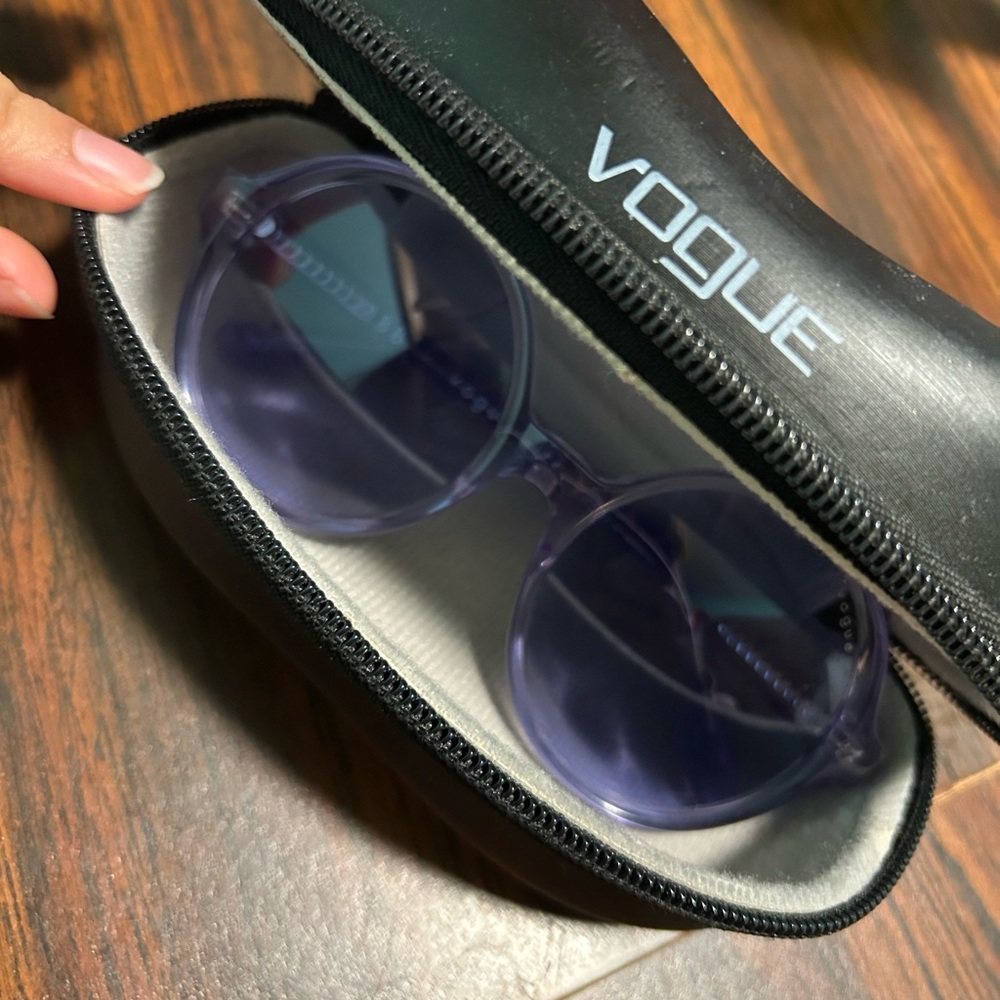 Vogue Lavender Sunglasses with Case